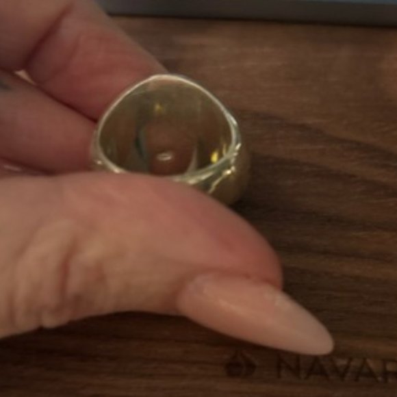 Shell Silver Ring - Picture 6 of 7